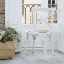 Banak Sillas De Cocina*Bihar Blanco Wash