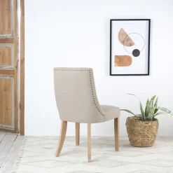 Banak Sillas Tapizadas*Bimba Beige