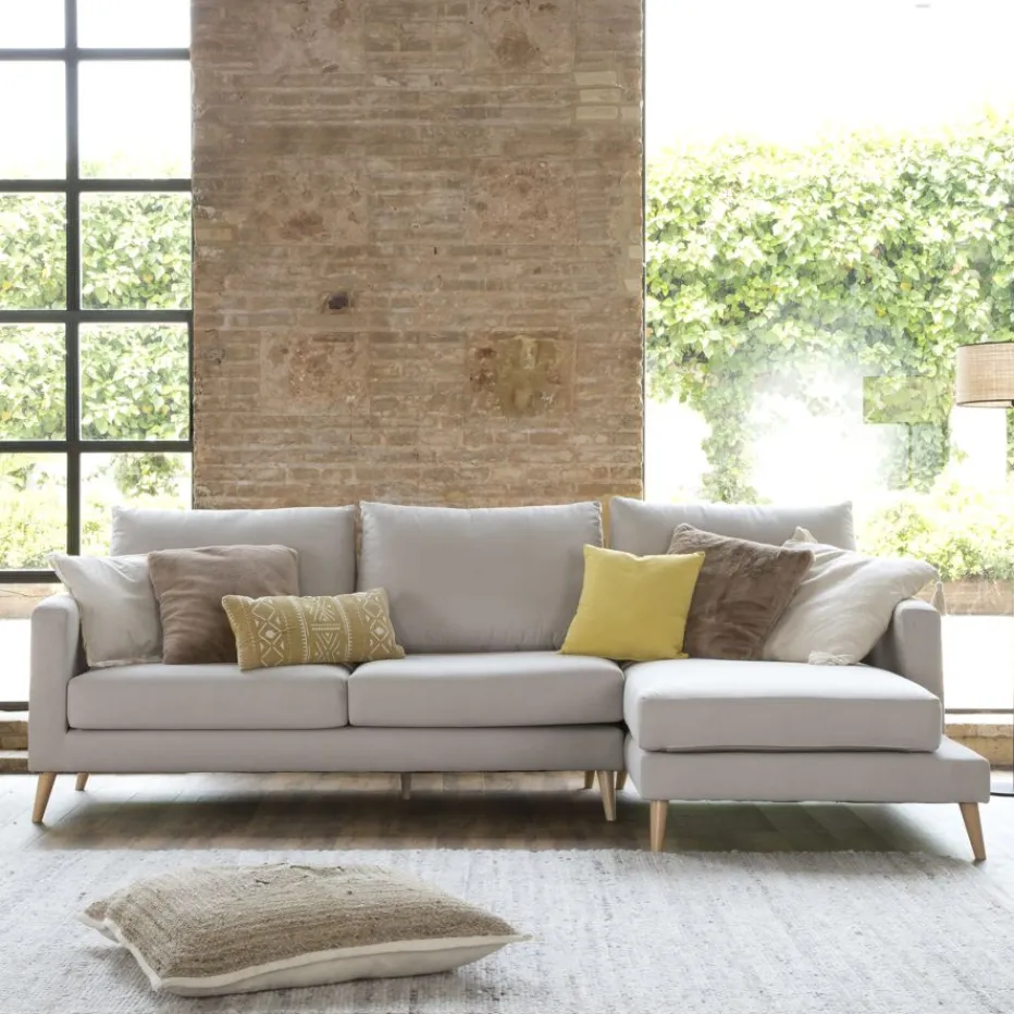 Banak Sofás Con Chaise Longue*Boss Beige