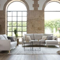 Banak Sofás Con Chaise Longue*Boss Beige