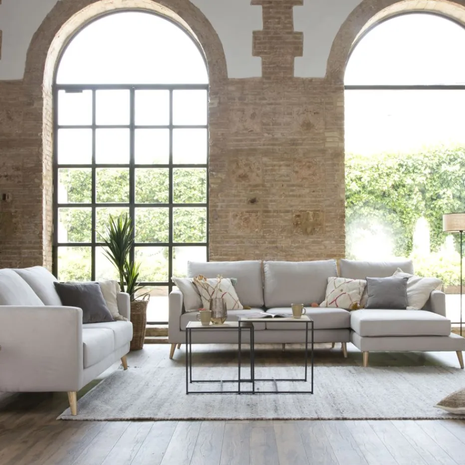 Banak Sofás Con Chaise Longue*Boss Beige