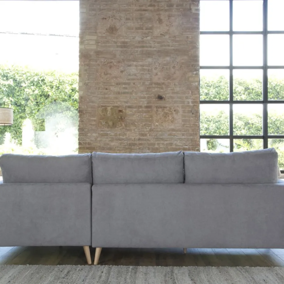 Banak Sofás Con Chaise Longue*Boss Gris