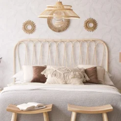 Banak Cabeceros De Cama Y Camas*Bossley Natural