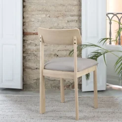 Banak Sillas De Madera*Carina Natural Topo