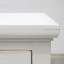 Banak Mesas De Comedor Y Salón*Carot Blanco Pincelado