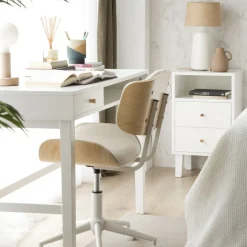Banak Mesas De Escritorio*Ceilan Blanco