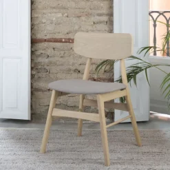 Banak Sillas De Madera*Crux Natural Topo