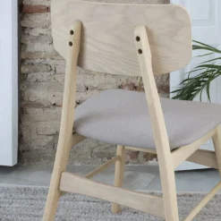 Banak Sillas De Madera*Crux Natural Topo
