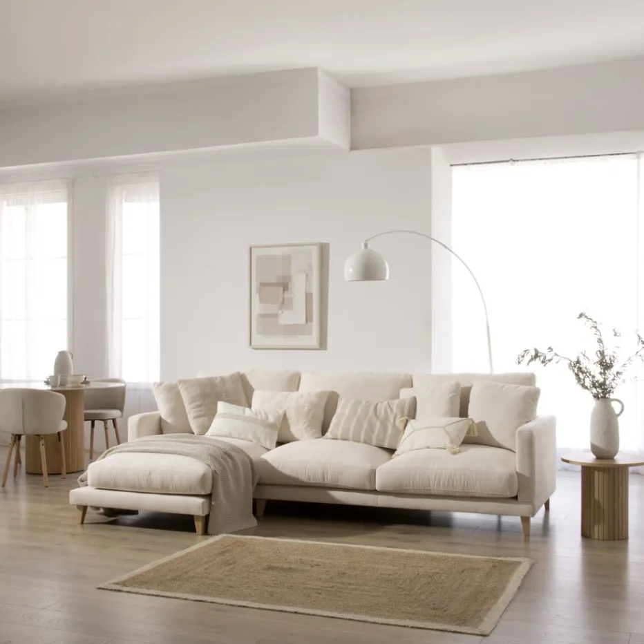 Banak Sofás Con Chaise Longue*Dafne Color Tejido Personalizable