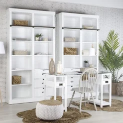 Banak Mesas De Escritorio Y Estudio*Damet Blanco
