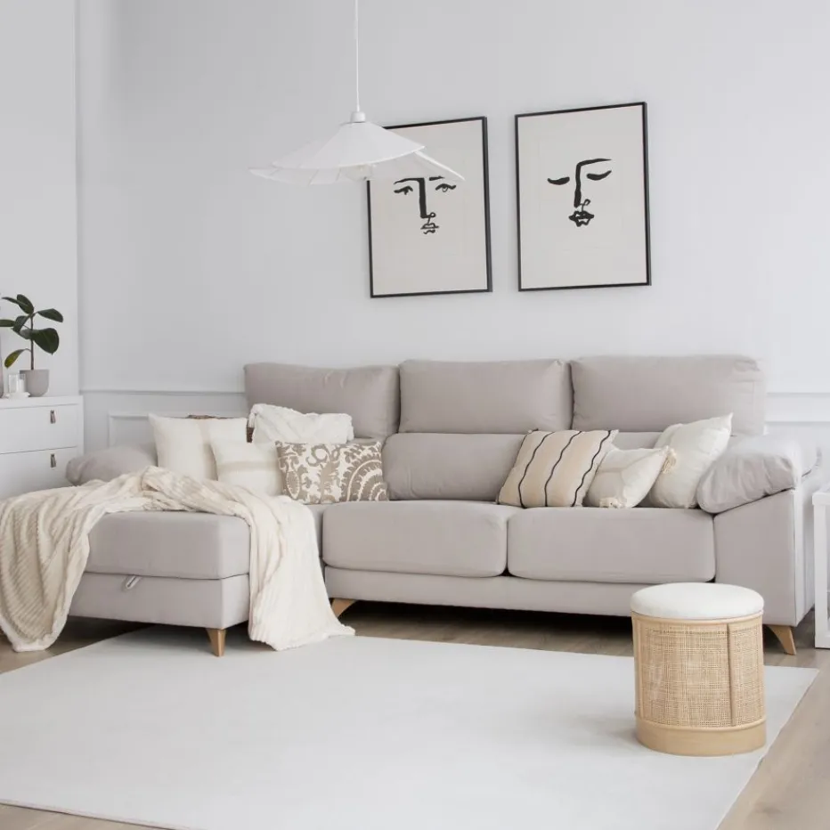 Banak Sofás Con Chaise Longue*Dandy Beige