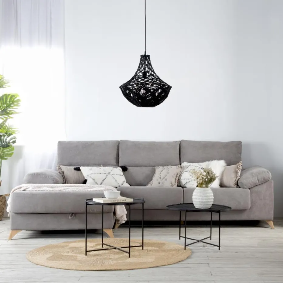 Banak Sofás Con Chaise Longue*Dandy Gris