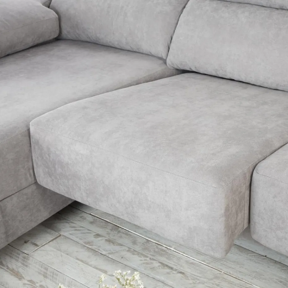Banak Sofás Con Chaise Longue*Dandy Gris