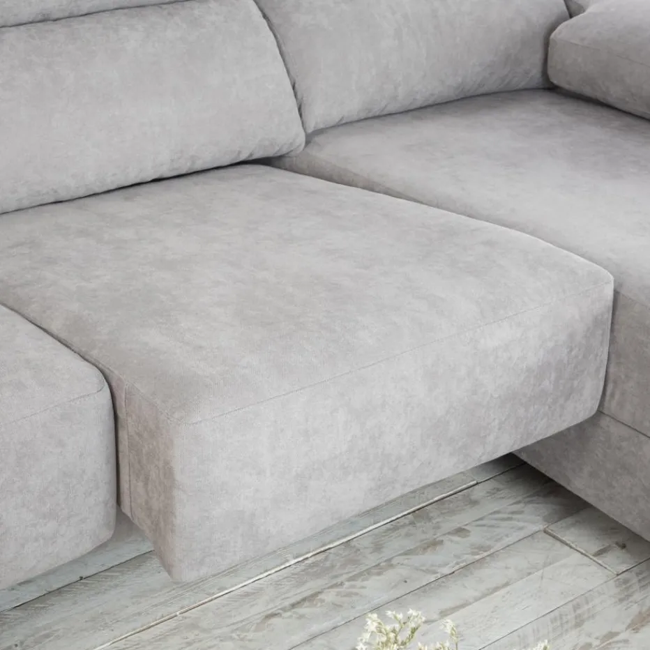Banak Sofás Con Chaise Longue*Dandy Gris