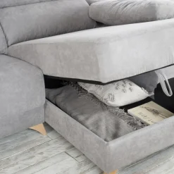 Banak Sofás Con Chaise Longue*Dandy Gris