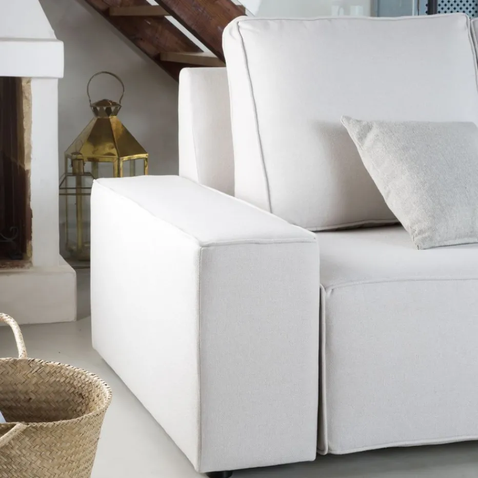 Banak Sofás Con Chaise Longue*Delta Color Tejido Personalizable