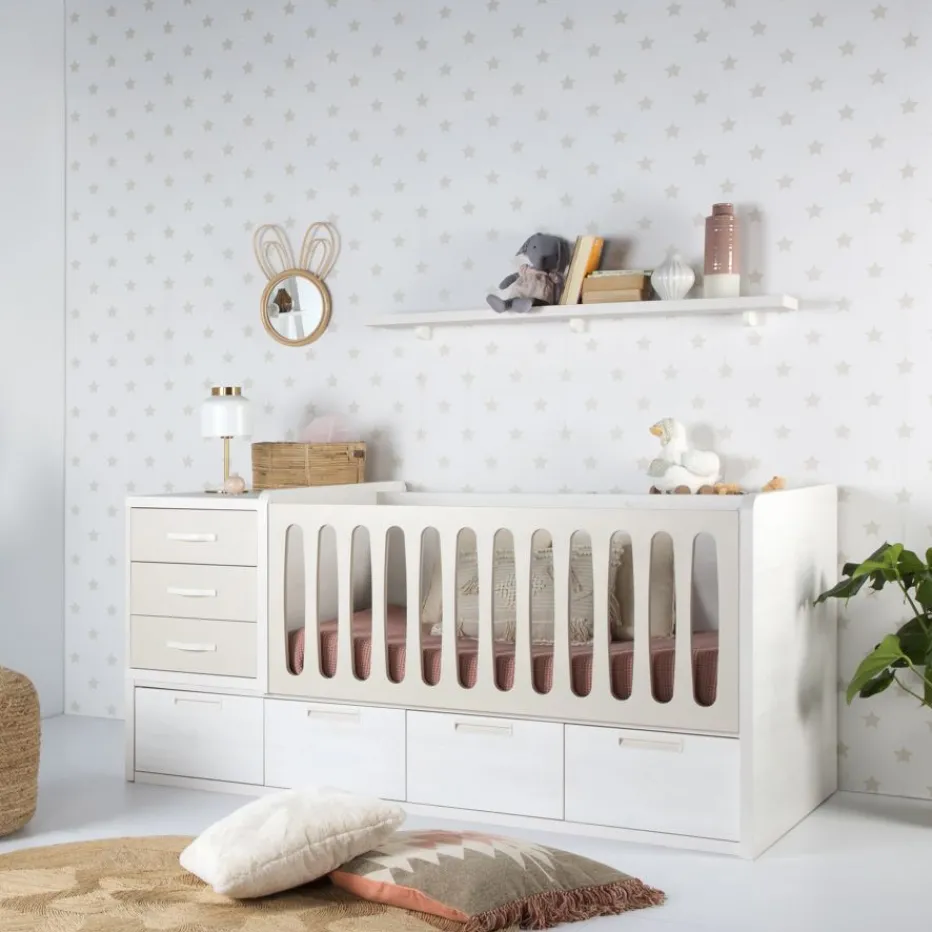 Banak Camas Abatibles Y Cunas*Doroty Color Madera Personalizable