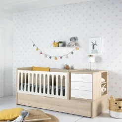 Banak Camas Abatibles Y Cunas*Doroty Color Madera Personalizable