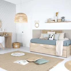Banak Camas Abatibles Y Cunas*Doroty Color Madera Personalizable