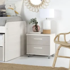 Banak Mesitas De Noche*Hansel Color Madera Personalizable