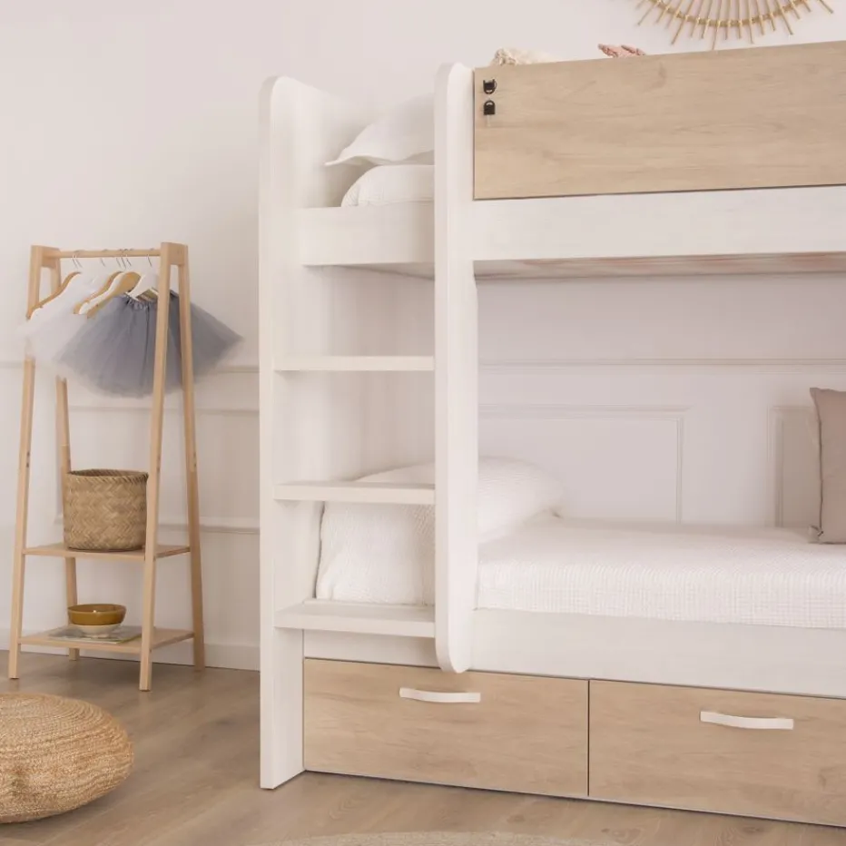 Banak Camas Nido Y Literas*Hansel Color Madera Personalizable