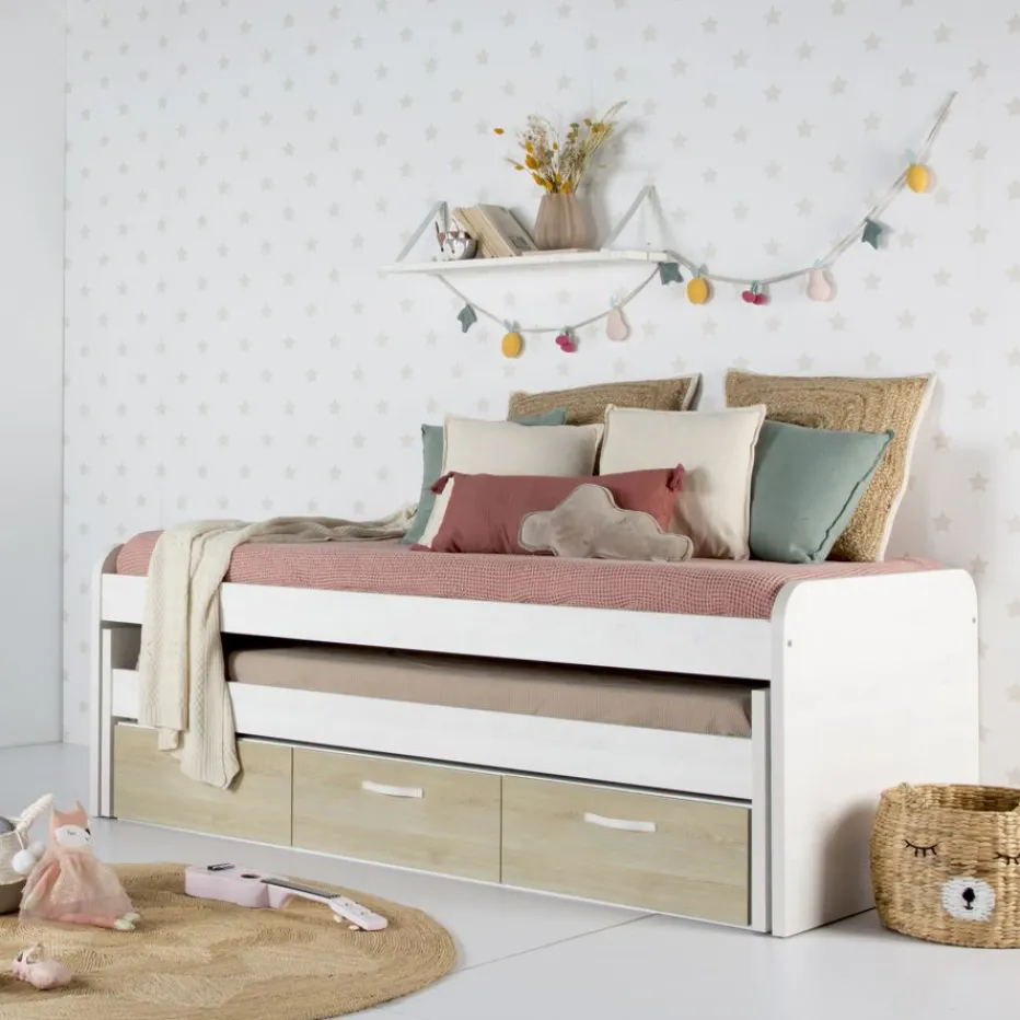 Banak Camas Nido Y Literas*Hansel Color Madera Personalizable