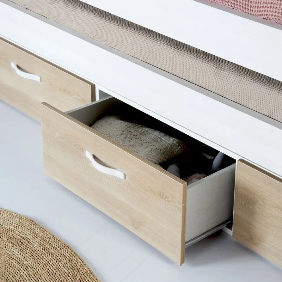 Banak Camas Nido Y Literas*Hansel Color Madera Personalizable