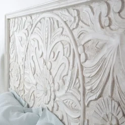 Banak Cabeceros De Madera*Indira Blanco Brushed