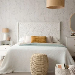 Banak Cabeceros De Madera*Indira Blanco Brushed
