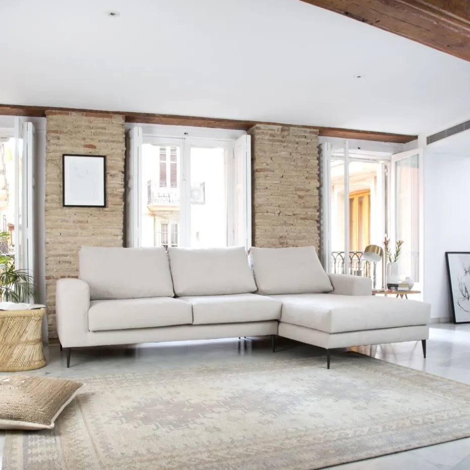 Banak Sofás Con Chaise Longue*Jagger Beige
