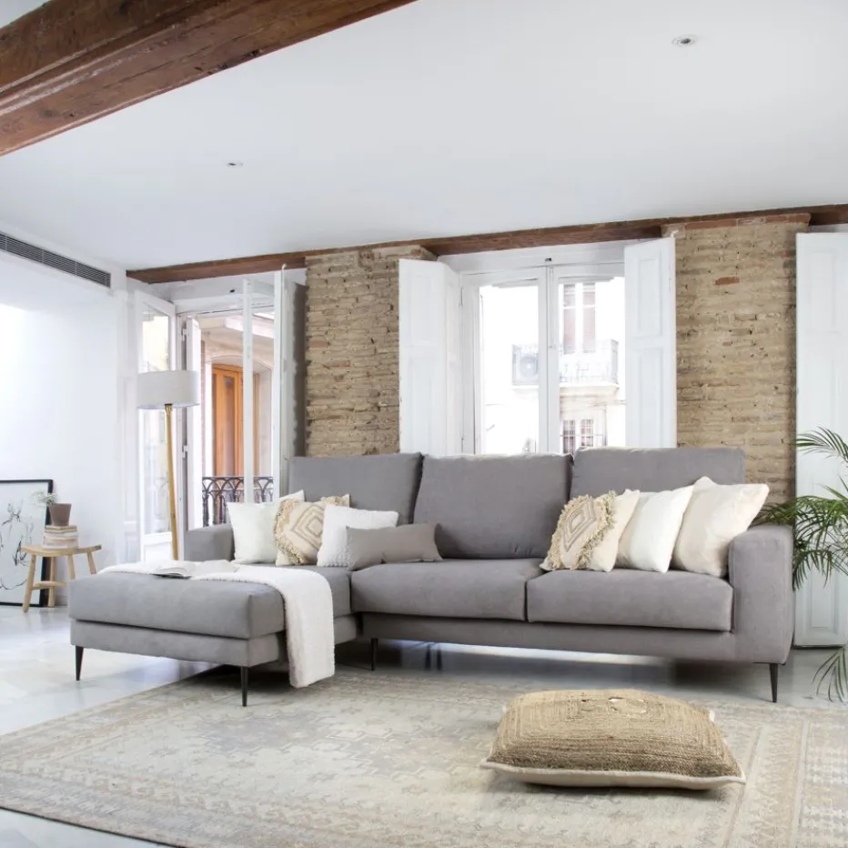 Banak Sofás Con Chaise Longue*Jagger Gris