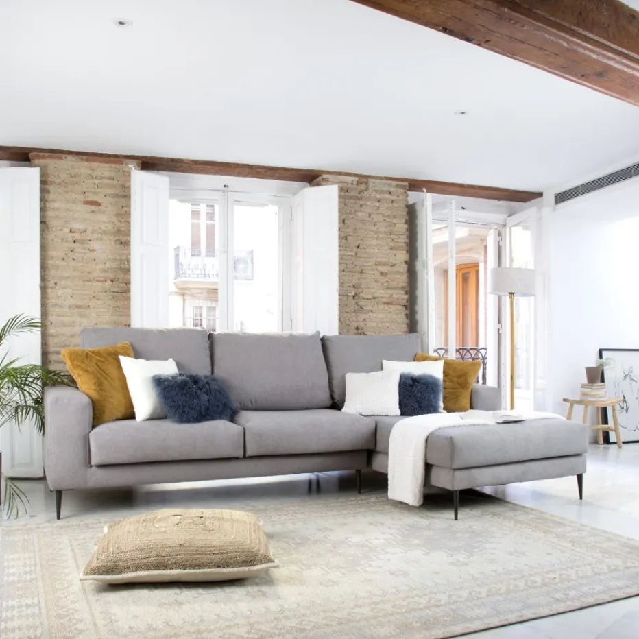 Banak Sofás Con Chaise Longue*Jagger Gris