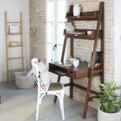 Banak Mesas De Escritorio Y Estudio*Ladder Teca