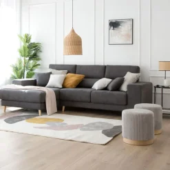 Banak Sofás Con Chaise Longue*Lennon Color Tejido Personalizable