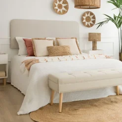 Banak Cabeceros De Cama Y Camas*Marti Beige