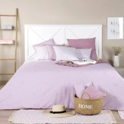 Banak Cabeceros De Madera*Niza Blanco Pincelado