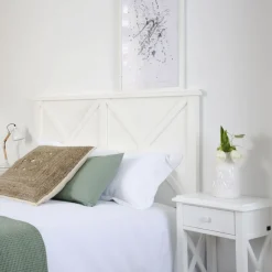 Banak Cabeceros De Madera*Niza Blanco