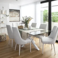 Banak Mesas De Comedor Y Salón*Nurma Blanco Marfil