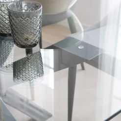 Banak Mesas De Cristal*Nurma Gris Antracita