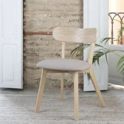 Banak Sillas De Madera*Perseo Natural Topo