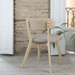 Banak Sillas De Madera*Perseo Natural Topo