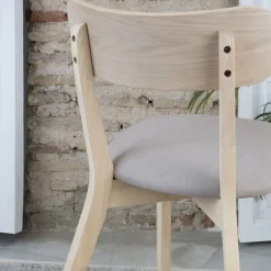 Banak Sillas De Madera*Perseo Natural Topo