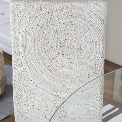 Banak Sillas Blancas*Round Blanco Envejecido